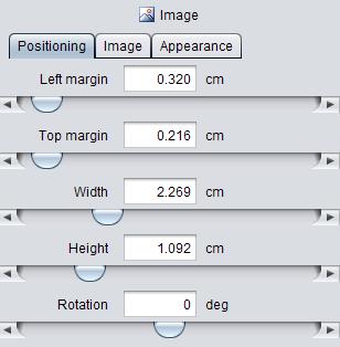 Creating a Badge Model 5 1.2.2 Adding image To add an Image, click on this button a square named «Image» appears on your badge. Select the image square if it is not preselected.