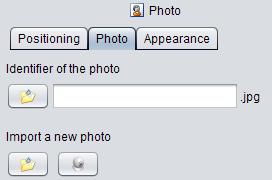 Creating a Badge Model 8 To insert a new Photo, in the section Import a New Photo.