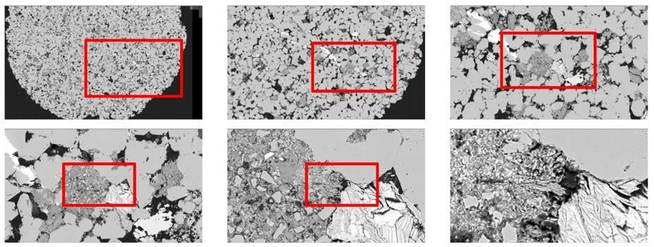 accurate numerical simulations of physical processes in porous rock. However, it is worth bearing in mind that SEM is a 2D imaging technique.