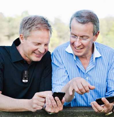 your call* Simultaneous connection to two Bluetooth devices (such as phone and ipad) Easy-to-use remote functionality for your ReSound wireless hearing aids Quality