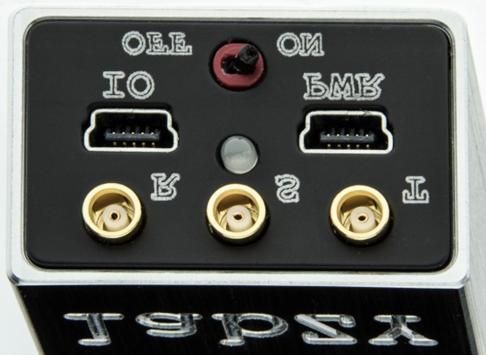 2 IO port and the POWER connector; a)