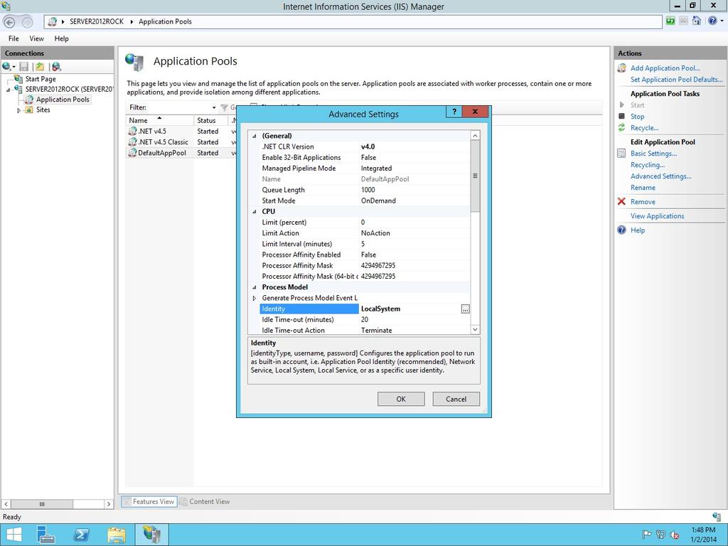 Windows Server 2008 If you are using Windows Server 2008: you will also need to change the.