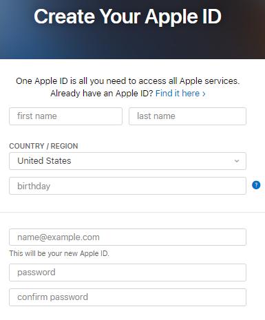 Apple ID Setup 1. On a computer or mobile device, go to appleid.apple.com/account If you already have an Apple ID, please skip to the ipad Setup steps.