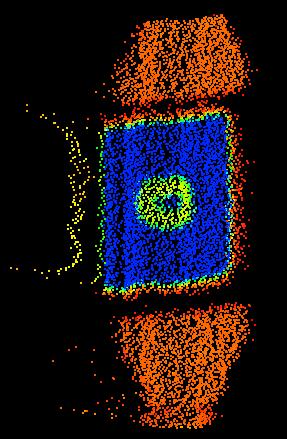G. Nagy, A. Szepes 3D in GIS Fig. 2. The point cloud of a target scanning The Leica ScanStation C10 allows two different methods for control of the survey.