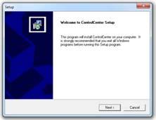 1 INSTALLING CMS CMS can be installed by clicking on the Install CMS Software button on the CD included with your DVR, or by clicking on the file Setup.exe in the CMS folder.