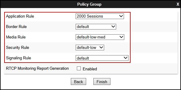 7.12.2. End Point Policy Group Service Provider To create an End Point Policy Group for the Service Provider, select End Point Policy Groups under the Domain Policies menu and select Add (not shown).