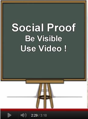 Benefits Social Video SOCIAL PROOF ARE YOU VISIBLE ONLINE? If a picture is worth a thousand words what is video worth? A quality video can establish advanced credibility.
