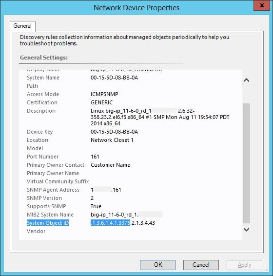 Troubleshooting 1. Check if the device is discovered by SCOM as a network device. In the SCOM, go to the Administration view and expand Network Management > Network Devices.