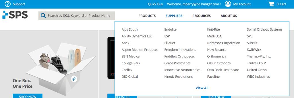 How to search suppliers Pro Tip: Once you select the supplier you need, use the
