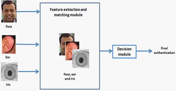 Figure 3.2 Multimodal biometric data processing sequence: parallel mode (Wang, 2009) IV.