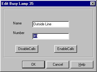 Creating a eblf Button for an Outside Line Creating a eblf Button for an Outside Line In this example #9 is configured on the IP Office to allow connection to an outside line.