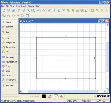 Snap to Grid When "Snap to Grid" is chosen, shapes are drawn or moved in increments of grid spacing.