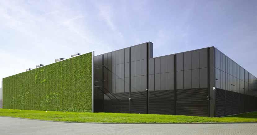 This data centre in Frankfurt was the first in the world to gain a LEED Platinum rating. It uses 30 per cent of the power of a conventional data centre.