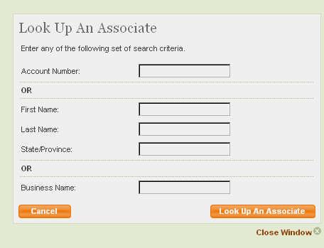Enter the New Associates Information in the Your Information section. 2. If the Billing address is different than the associates click No in the Billing Information section. 3.