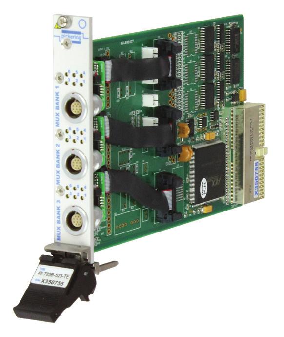 40-785B Microwave Multiplexer Module Single or Dual 6 Channel Panel Mounted Multiplexer Up To 3 Remote Multiplexers From Single Slot Version 18GHz, 26.