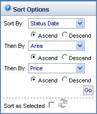Search Listings 2. Click the column heading that you want to sort by. To reverse the sort order (ascending to descending), click the column heading again. To sort listings in any display format 1.