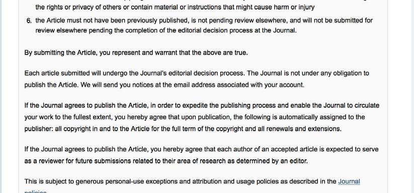 Submit an article (step 2) Submission Agreement Please, carefully read the Article