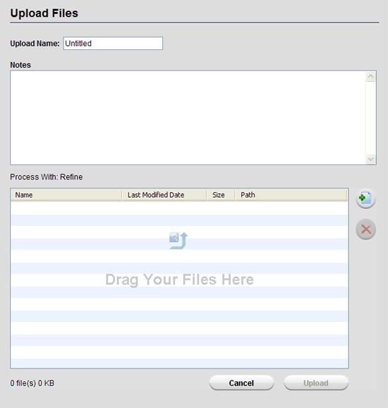 7 To upload files to your printer: 1. In the Jobs view, click the name of the job that you want to upload files into. 2. On the Summary tab, click Upload Files. 3.