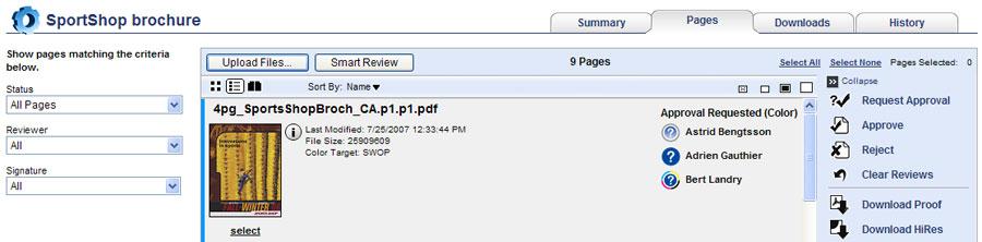 To change the type of review, click the review label. Astrid can only review the pages.