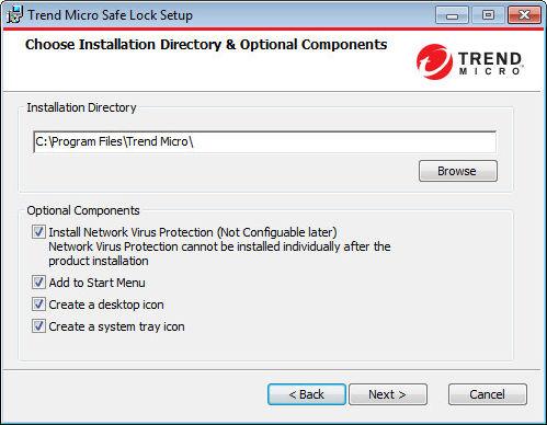 Local Agent Installation 5. Provide the Activation Code and specify an administrator password for Trend Micro Safe Lock.