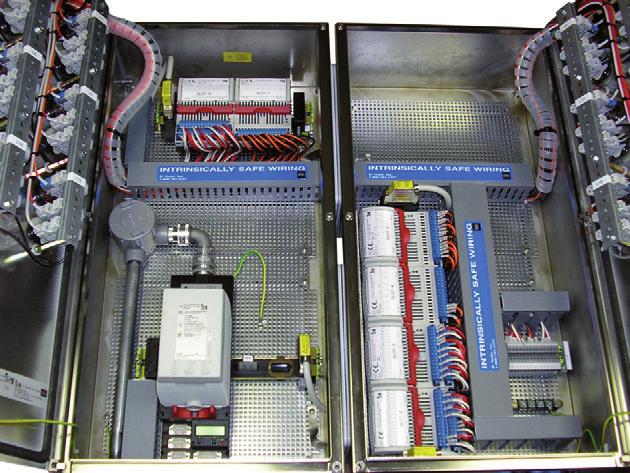 Examples of Application Mobile Offshore Drilling Unit Industry: Hazardous area: Installation: Oil & Gas Class I Division 1 Arabian Gulf Saudi Arabia Highlights: Remote I/O system IS1 with Profibus DP