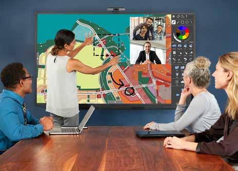 Key Features: Native HD video conferencing and data sharing Interactive digital whiteboard and document annotation Wireless content sharing from any device Screen capture and annotation for all video