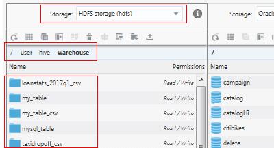 3 Viewing Data in Oracle Big Data Manager You can view data sources, data, and data properties in the Oracle Big Data Manager console.
