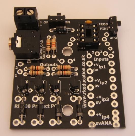 Constructed PCB RKP08
