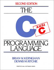 Textbook Kernighan, Brian W. & Ritchie, Dennis M.