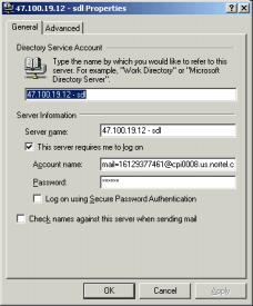 April 2004 Configuring Desktop Messaging! If you want to access your Broadcast, Shared or Personal Distribution lists you must select the "This server requires me to log on" checkbox.