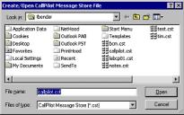 April 2004 Configuring Desktop Messaging Nortel Networks does not recommend changing the default location of the Address Book file.