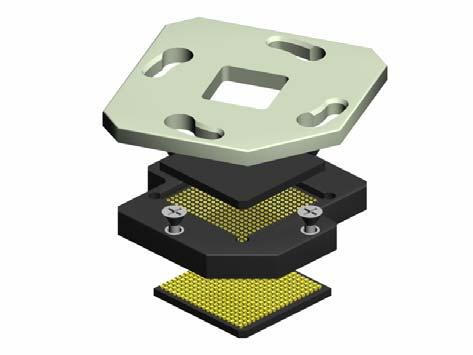 MiniGrid and SMT solderball adapter for BGA, LGA & CGA sockets The main features of this BGA SMT solder