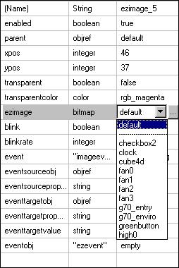 OptoTerminal Qlarity Foundry User s Manual 69 Click to display a drop-down list of available named colors in the workspace.