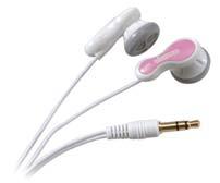 23376 MP3 Stereo earphone, pink - Frequency band: 20 20,000 Hz - Sensitivity: 108