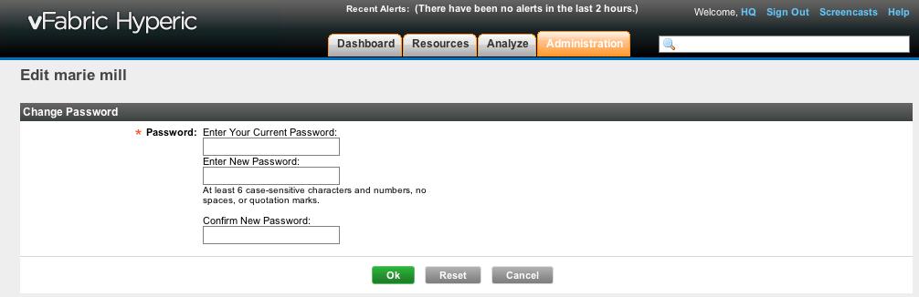 Modify User Account Settings 1. Navigate to the user account, as described in View a User Account (see page 114).