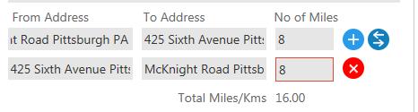 Enter the required details for Mileage. All required fields are outlined in red. You will only need to answer the valid driver s license and insurance question once on each expense report.