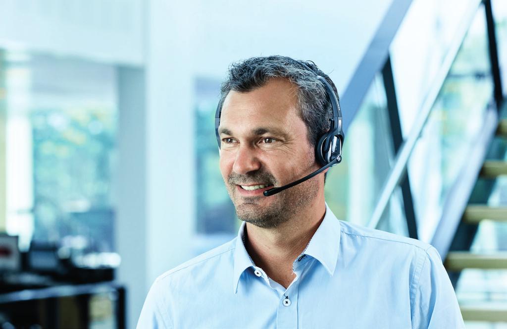 Sennheiser Wireless Series The way we communicate is changing: wireless connections to desk phones or softphones/ PCs have given users a new degree of mobility and the