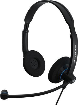 and listening experience SC 40 USB CTRL SC 40 USB CTRL is a single-sided headset for office professionals using a UC solution Sennheiser Voice Clarity and a noisecancelling microphone optimize speech