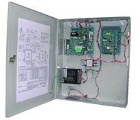 It contains a power supply card, and space to install up to three additional reader controller and/or Input-Output