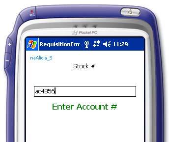 Requisition Stock with Serialized Parts Requisition Stock will recognize the stock numbers of serialized parts.