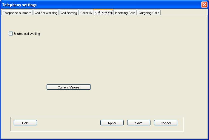 10 Setting up call waiting You can enable call waiting if you want to be notified that another caller is waiting which you are on a call. To set up call waiting: a.