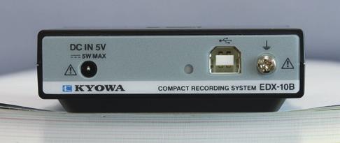 The EDX-10 series compact recording system is measuring instruments that measure simply by being connected to a PC using the USB interface.