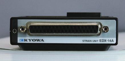 Strain Measuring Unit EDX-14A A low power unit for measuring strain based on the DC bridge excitation. Low-power Strain/Voltage Measuring Unit EDX-15A A unit for measuring both strain and voltage.
