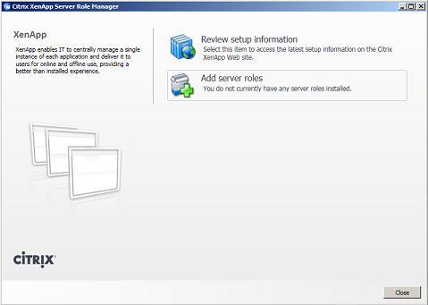 Figure 4: The first XenApp installation Window The first setting is about the version of XenApp