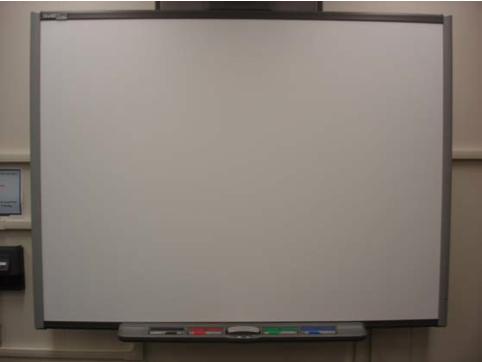 SMART Notebook Basic 2 SMART Board Equipment The SMART interactive whiteboard uses several main components.