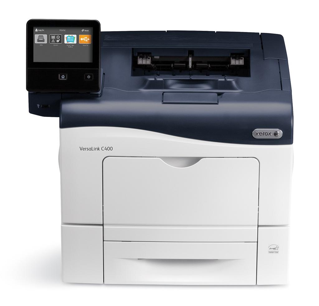 Xerox VersaLink C400 Colour Printer System Specification One-Sided Speed 8.5 x 11 in. A4 / 210 x 297 mm 8.5 x 14 in.