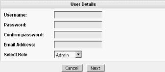 Managing User Accounts 13 Step 5 Step 6 Step 7 Click OK. Close the Manage User Roles window. The Admin interface is displayed. From the Admin interface menu, click Deploy Changes.
