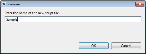If the export destination folder already contains a script file with the specified name, a dialog box will be displayed asking if you want to overwrite the file. Click Yes to overwrite the file.