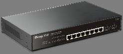 Package Content The 8 ports, PoE Smart Lite Giga Switch is a standard switch that meets both IEEE 802.3u/ab Fast Ethernet and Gigabit Ethernet specifications.
