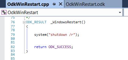 OdkWinRestart. 4. Adjust the storage location for your project. 5. Click "OK".
